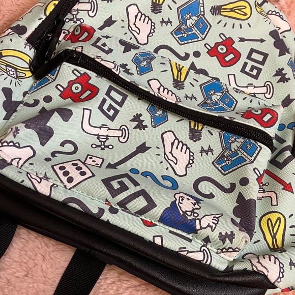Monopoly Patterned mini Backpack - Picture 2 of 6